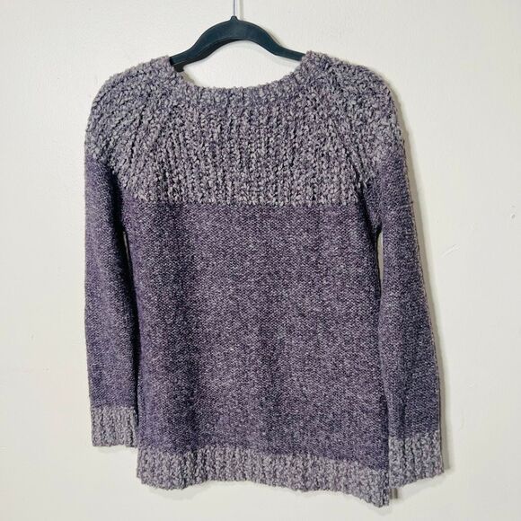 Fate Purple Gray Boucle Sweater Sz Small - Picture 7 of 7